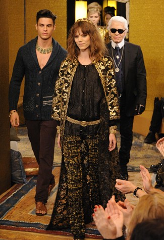 As expected Freja walked for the Chanel PreFall 2011 show held earlier 
