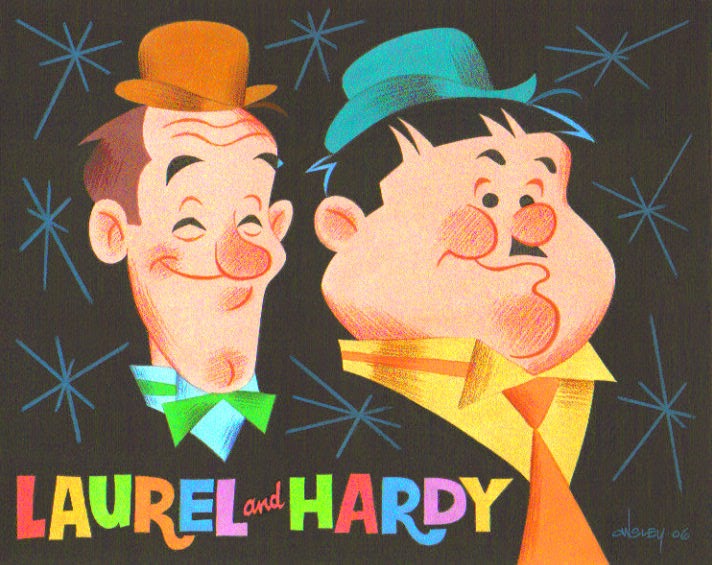 Patrick Owsley Cartoon Art and More!: LAUREL & HARDY