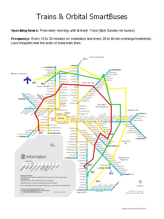 met train map