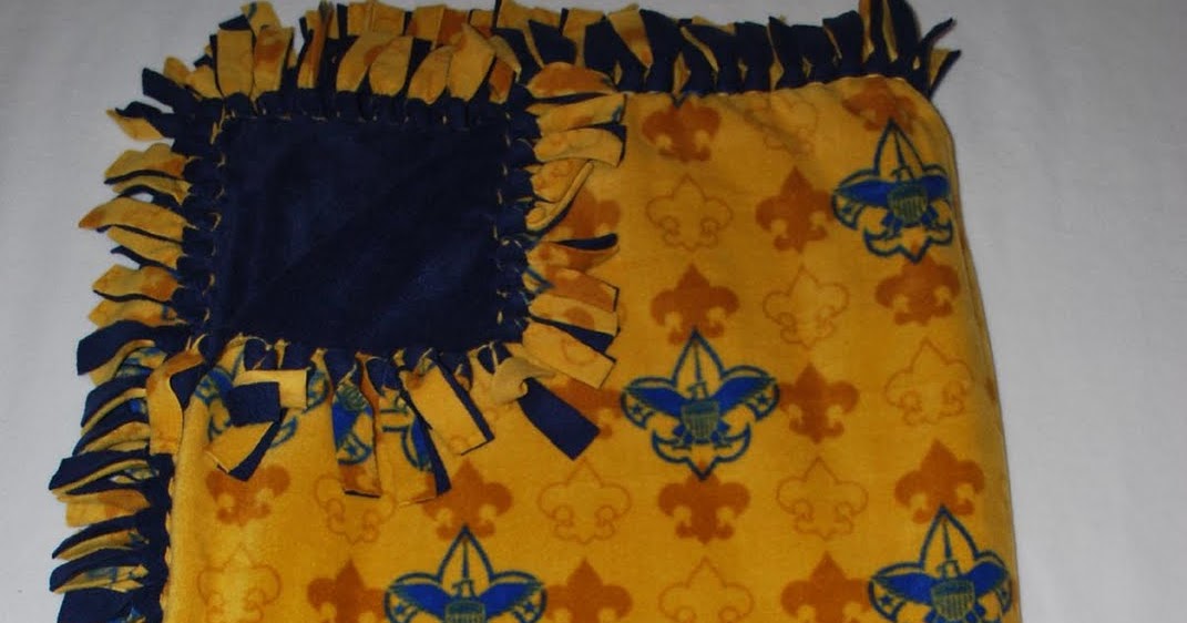 Blankets By Grandma Jim Special Boy Scout Fleece Blanket.