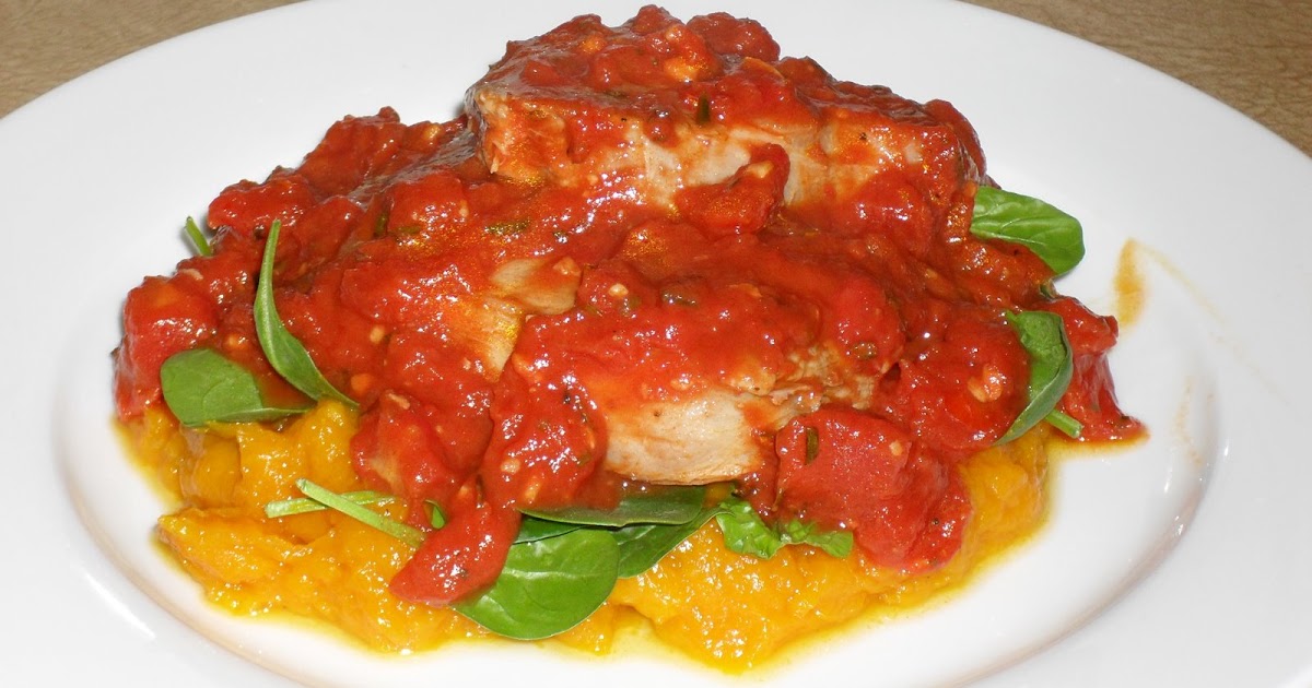 a dash of flavour Pan Fried Veal with Tomato and Rosemary Sauce