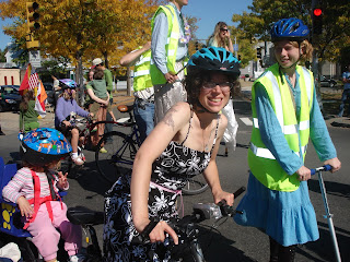 The whole family in the parade!