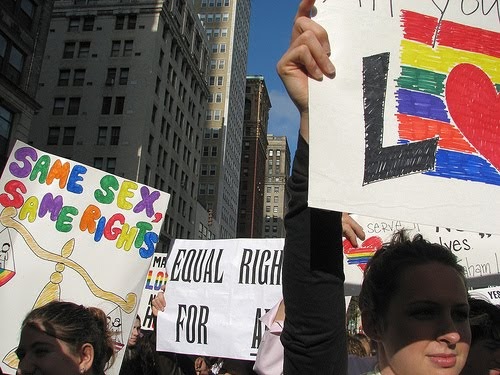 Gay marriage demontrations