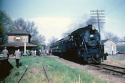 CNJ Last Day Neshanic Station 1953