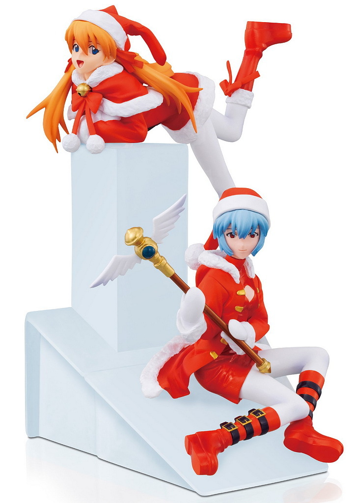 neon genesis evangelion portraits vii merry xmas asuka rei large evangelion christmas