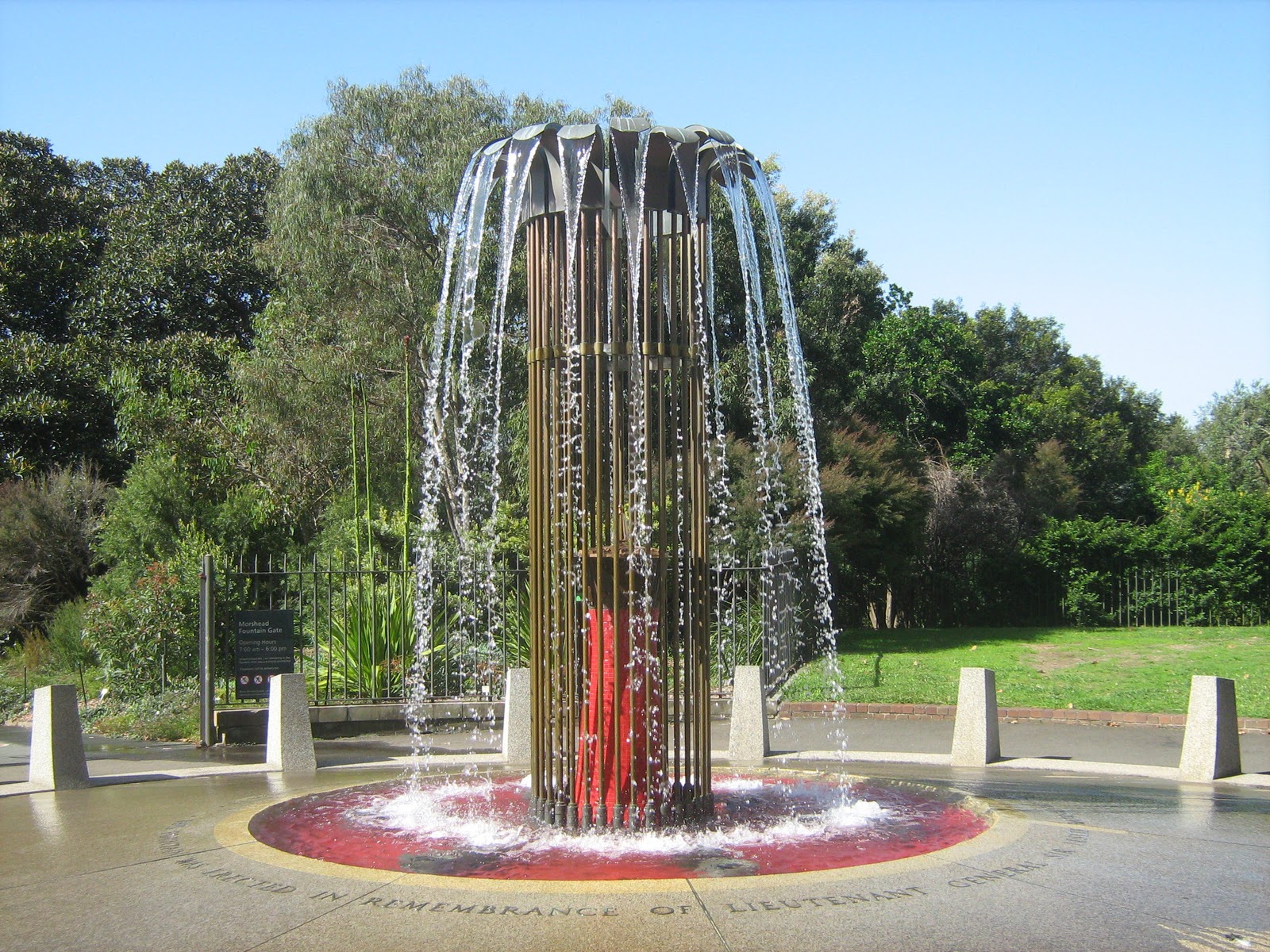 Sydney City and Suburbs Botanic Gardens, Morshead Fountain