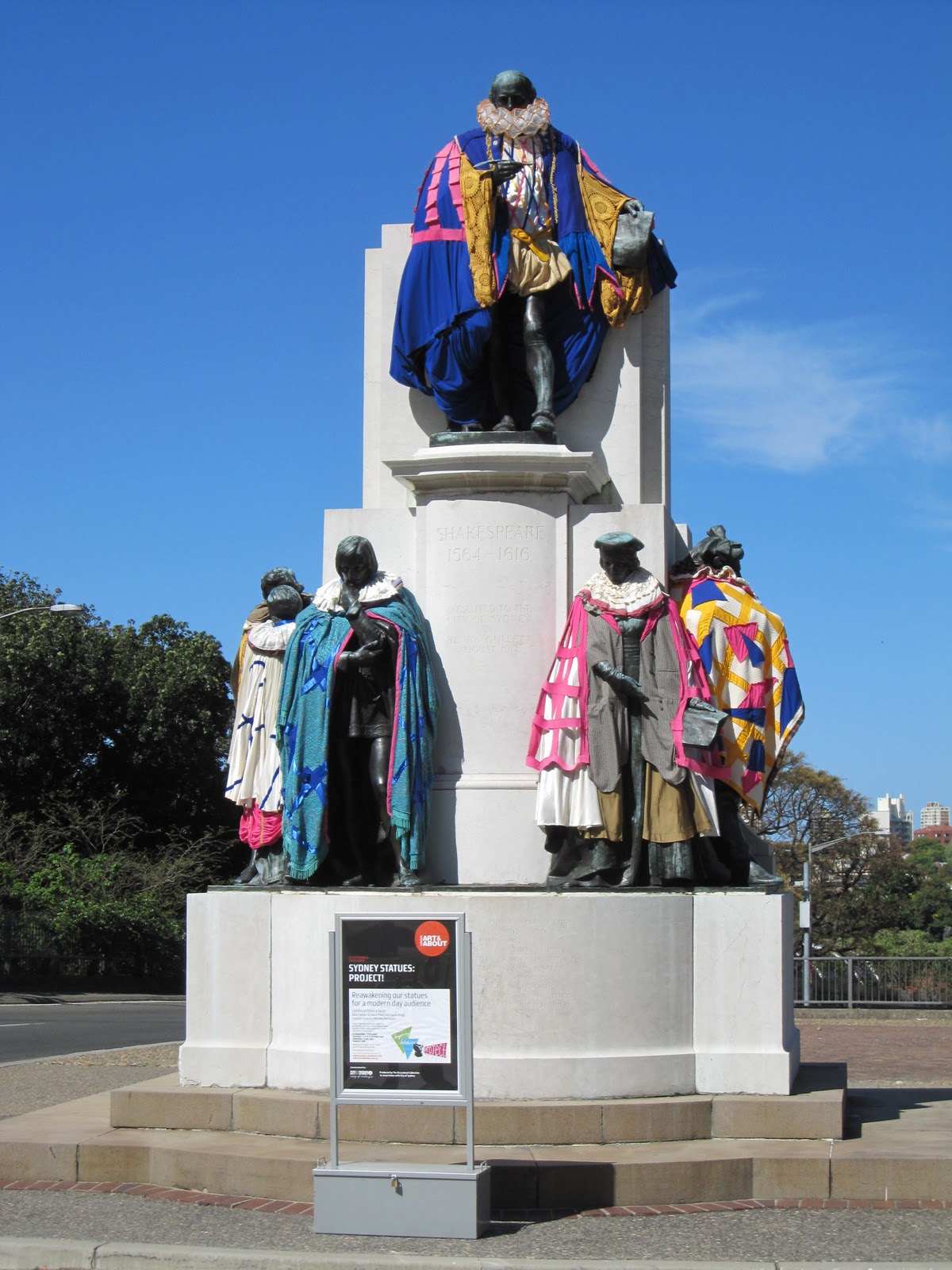 Sydney City and Suburbs Shakespeare Memorial, Sydney Statues Project!