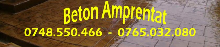 Oferta de preturi pentru beton amprentat