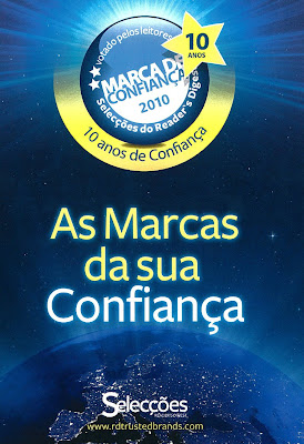Oriflame em 2º lugar nas Marcas de Confiança 2010