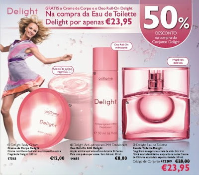A melhor Promoção - Conjunto Delight Oriflame