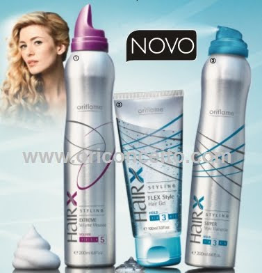Volume e definição para o cabelo com HairX da Oriflame
