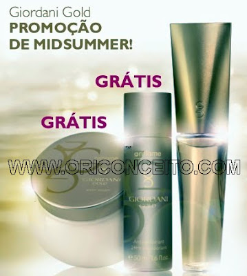 Oriflame Promoção Giordani Gold