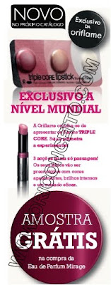 Ganha uma Amostra Baton Triple Core Oriflame