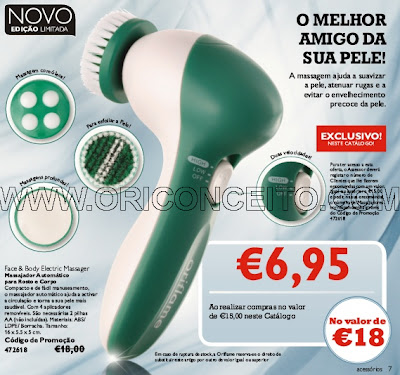 Massajador Automático Rosto e Corpo Oriflame