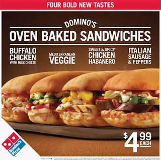 Domino S Introduces 4 New Oven Baked Sandwiches A Giveaway