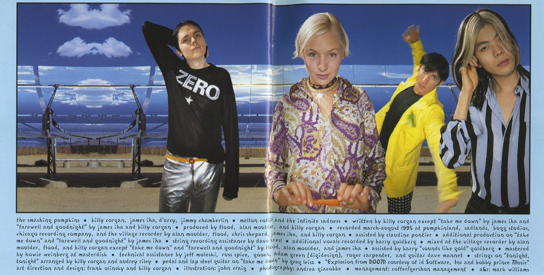 Encartes Pop Encarte The Smashing Pumpkins Mellon Collie and the