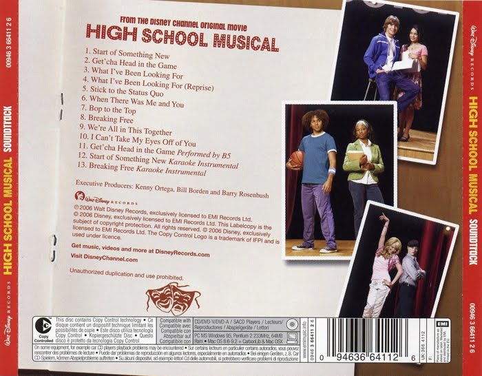 Encarte: High School Musical Soundtrack Encarte: High School Musical Soundtrack
