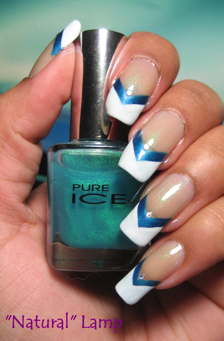 My Simple Little Pleasures NOTD Pure Ice Funky French Celestial