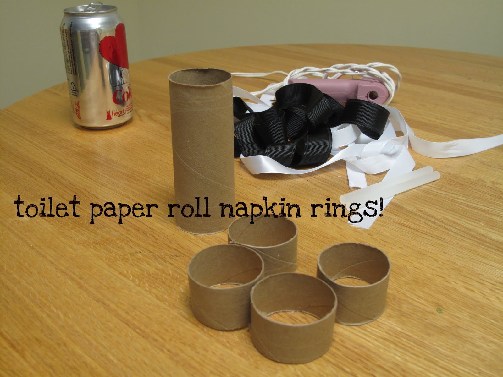 along for the ride Napkin Rings on the Cheap