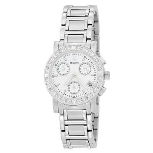 Bulova Women's 96R19 Diamond Chronograph Watch