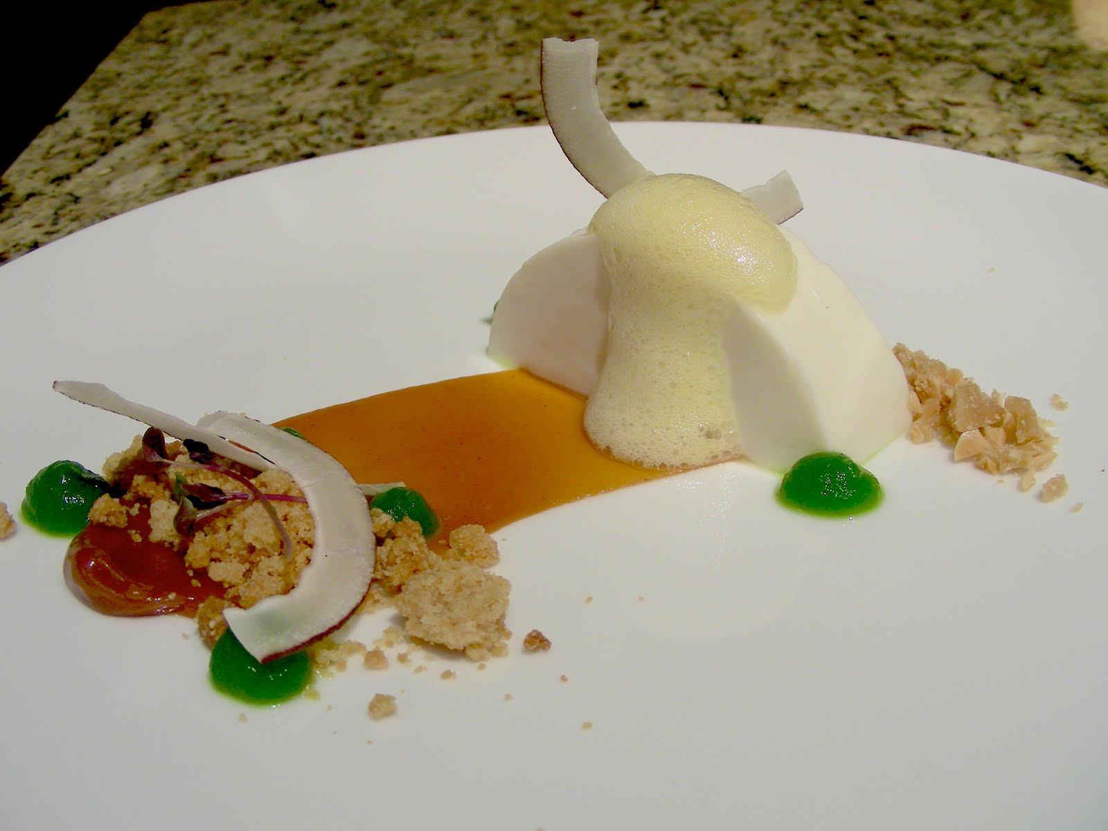 April Dinner Coconut Panna Cotta