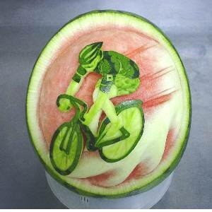 حركات بالبطيخ لاتفوتكم وربي رووووووووعه  Watermelonbiker