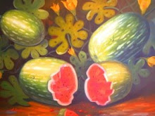 PATILLAS O SANDIAS 80 CM X 120 CM OLEO/LIENZO 2003 OBRA DISPONIBLE