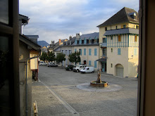 St. Savin, morning view from the Hotel Viscos