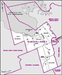 Map of Simcoe Grey