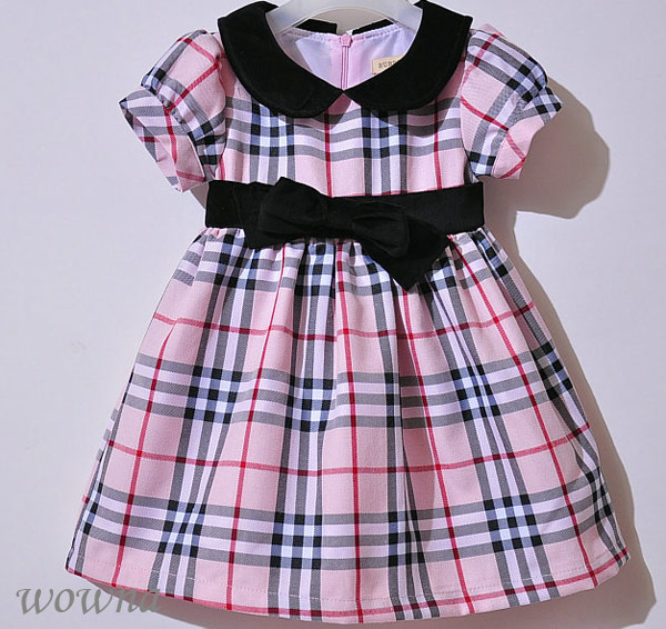 pink burberry dress baby