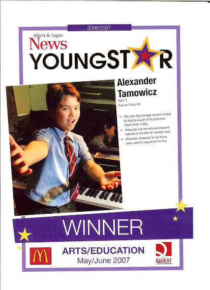 Alexander McDonald's Young Star Award 2007
