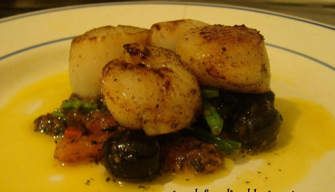 GoodyFoodies I cooked Gordon Ramsay Inspired Scallops with Olives