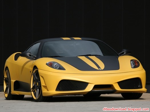 yellow ferrari