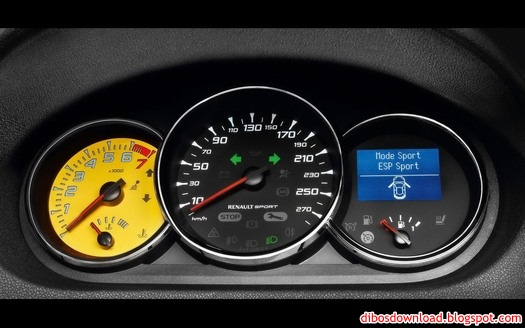 renault speedometer dial