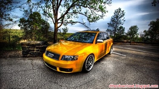 yellow audi