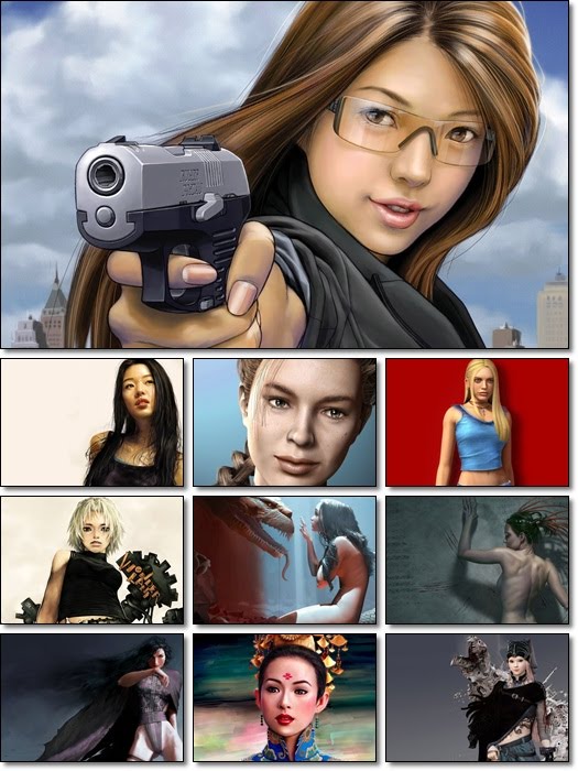 Fantasy and 3D Girls Wallpaper