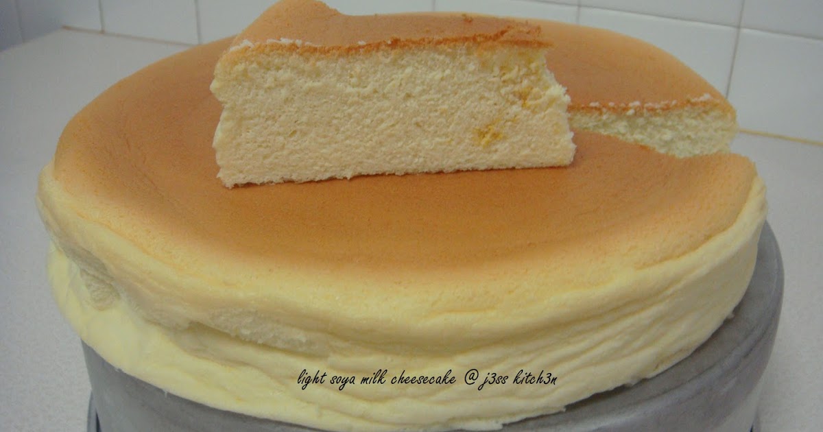 j3ss kitch3n Light Soya Milk Cheesecake