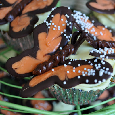 monarch butterfly cupcakes