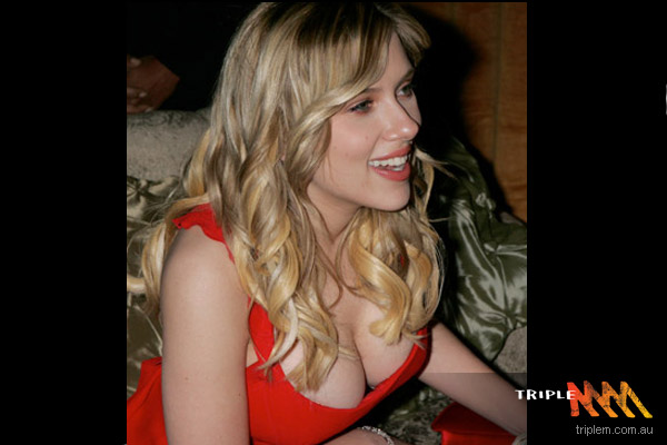 Scarlett Johansson Hot in Red