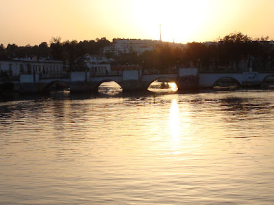 Rio Gilão, cidade de Tavira