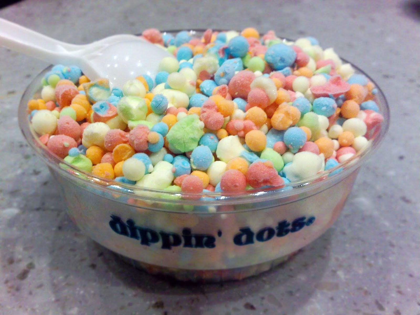 Ice Cream Dippin Dots.