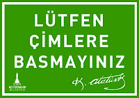Türkiye'ni temiz tut, yeşili koru