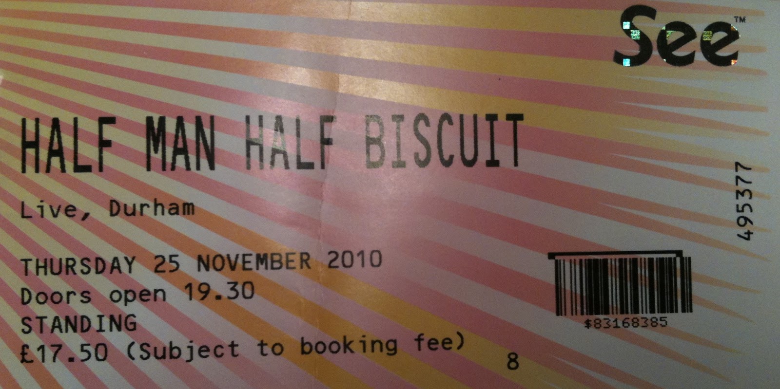 The life & times of NewcastleDavey I was a teenage HMHB fan Half Man