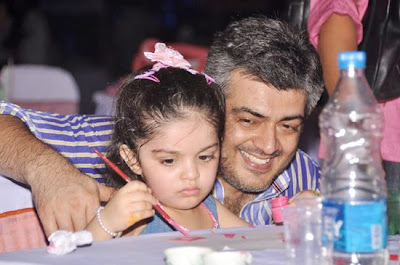 Ajith and his daughter stills Ajith and his daughter stills