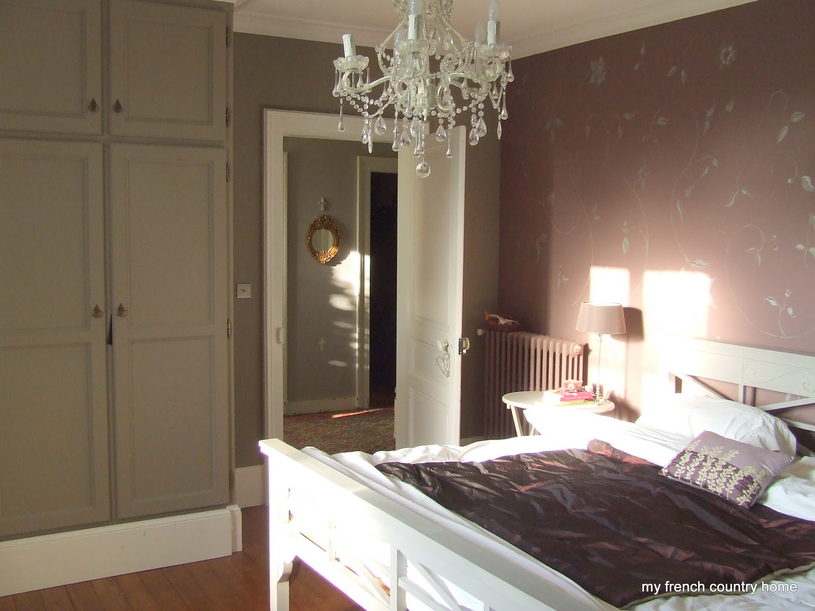 My French Country Home Handpainted Walls And Mangle Irons