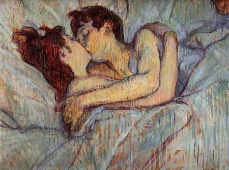 Henri Toulous-Lautrec, Dans le Lit, le Baiser