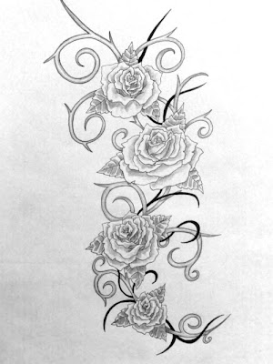 tribal flower tattoo designs flower tattoo designs. tribal flower tattoo designs