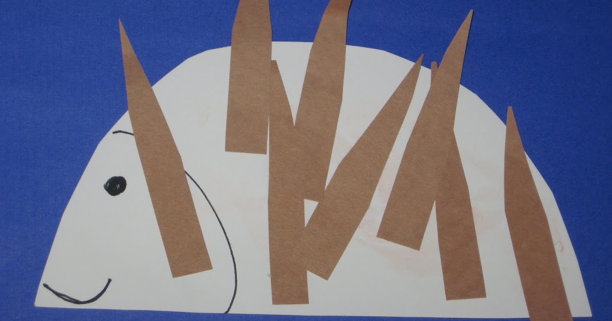 Preschool Learning Ideas: Porcupine Craft Project