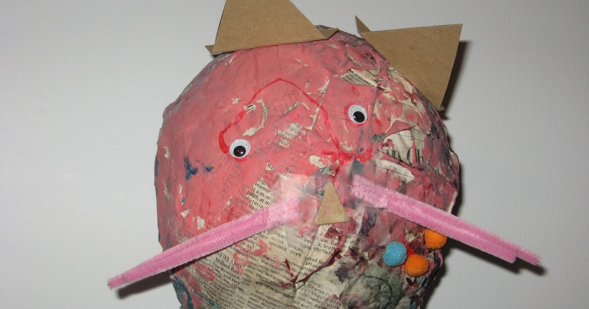 Preschool Learning Ideas Paper Mache Animal Craft Project