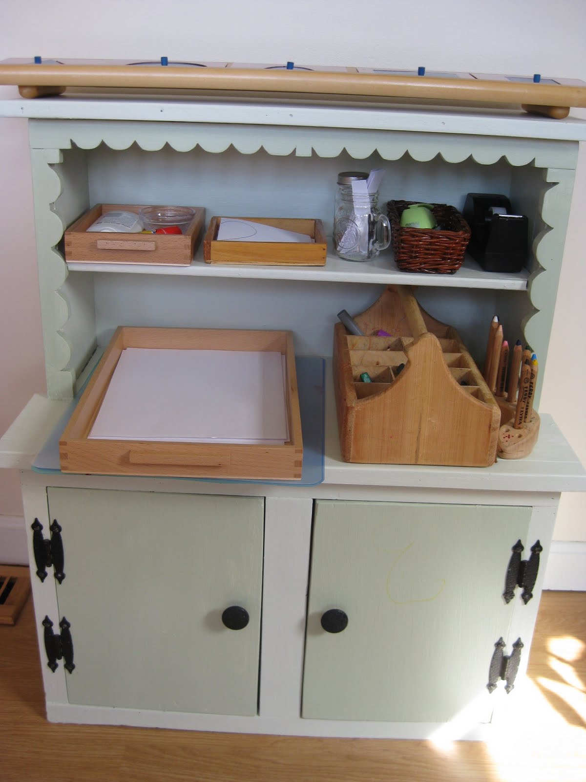 The Wonder Years Our New Art Cupboard